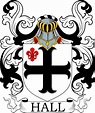 Hall Family Crest and Coat of Arms | Coat of arms, Family crest symbols ...