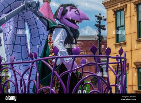 Orlando Florida August 28 2019 Count Von Count In Sesame Street