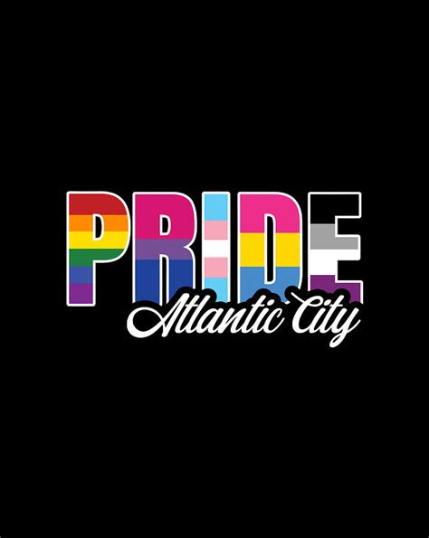 Atlantic City Nj Gay Pride Lesbian Bisexual Transgender Pan Digital Art By Sue Mei Koh