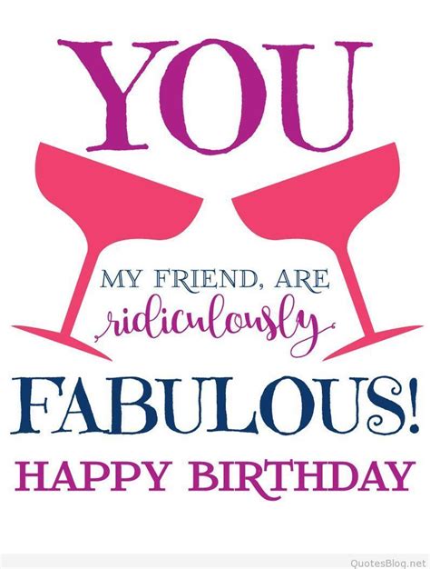 You My Friend Are Ridiculously Fabulous Happy Birthday Greeting Card