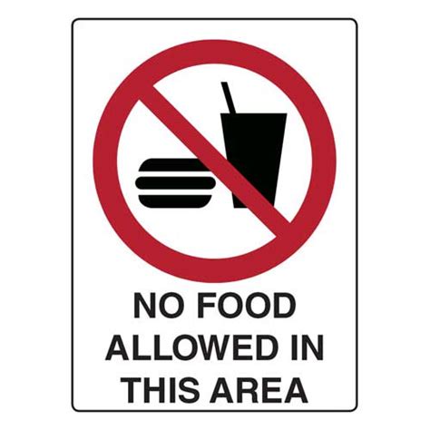 Tried new frito's spicy jalapino chips and snuck them in at jersey mikes. No Food Allowed In This Area | Safety Signs Direct