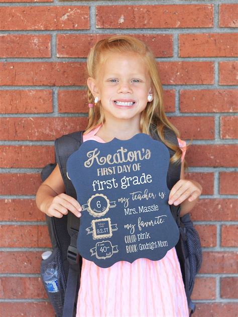 First Day Of School 1st Day Of School Back To School Etsy