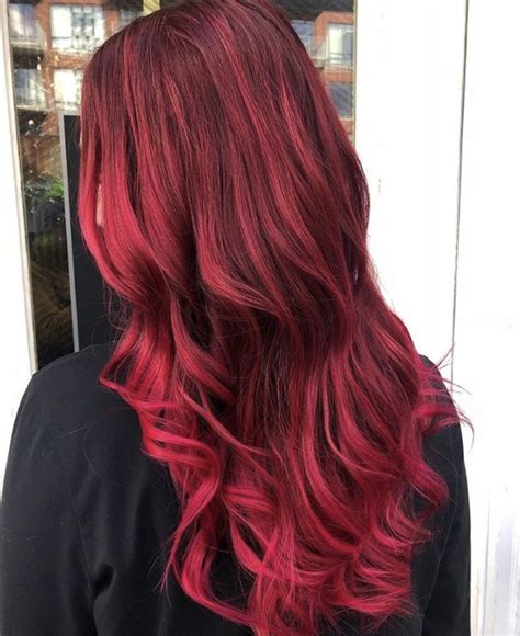 Pin By David Connelly On Extreme Hair Colors Red