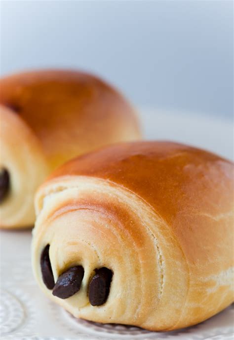 Petits pains au chocolat briochés