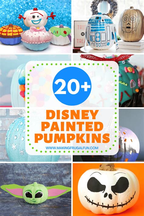 Disney Painted Pumpkins Pin 3 Making Frugal Fun