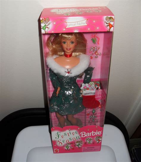 1997 Special Edition Festive Season Barbie In The Box Barbie Festival Season Seasons