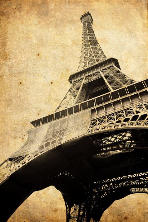 Eiffel Tower Vintage Background For Laptop Wallpaper 1cc