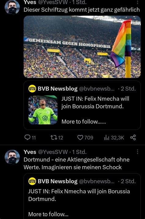 PasslackSZN NurDerS04 On Twitter Felix Nmecha Hat Seine Mutter