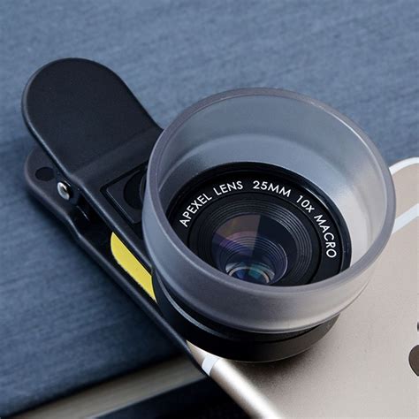 Pro Apexel 10x Macro Lens For Iphone 6s Plus For Ipad Samsung Clip On