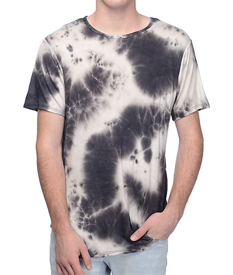 Rustic Dime Black Marble Tie Dye T Shirt