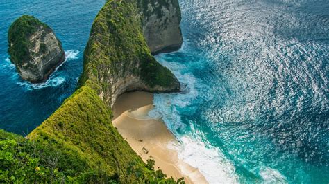 Bali Sand Waves Water Kelingking Beach 1080p Water Ripples