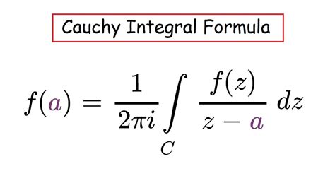 Cauchy Integral Formula Youtube