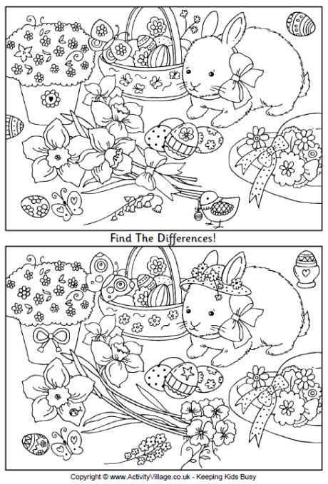 Ffree Printable Spot The Difference Games Template Printable Images