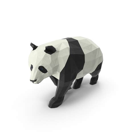 Low Poly Panda Png Images And Psds For Download Pixelsquid S111253461