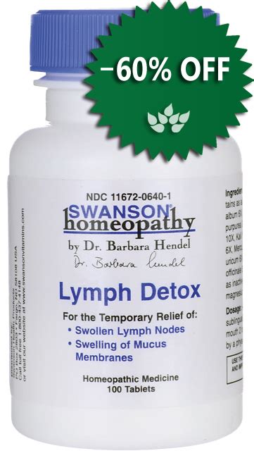 Lymphatic System Detox Swanson Health Products Europe