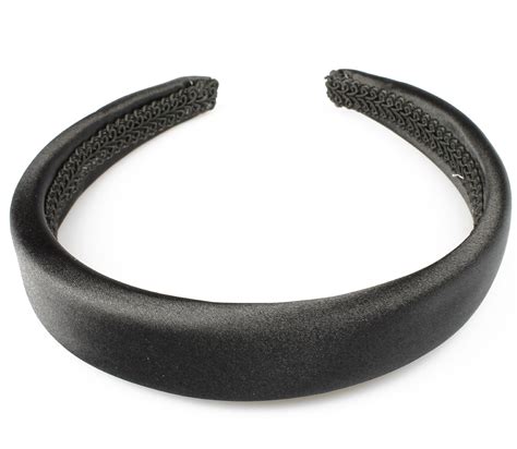 Black Satin Fabric Aliceband Headband Fashion Hair Accessories