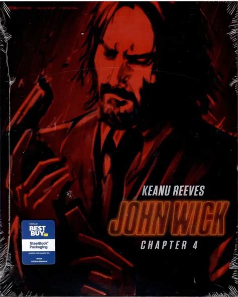 NEW JOHN WICK Chapter Best Buy Exclusive K UltraHD Blu Ray Steelbook EUR