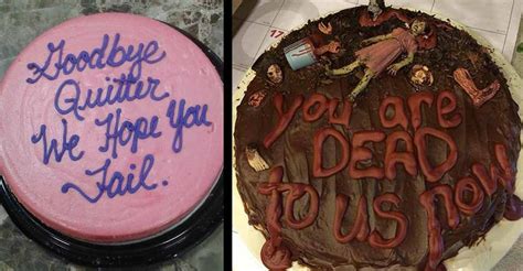 Funny Farewell Cakes For Employees Who Quit Their Jobs Goodbye