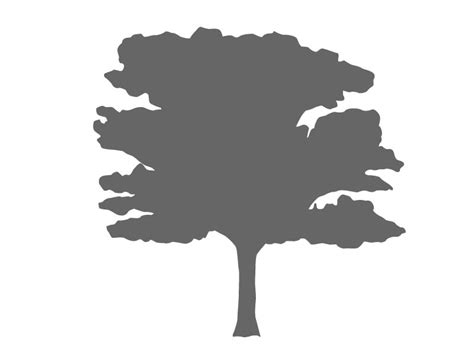 Large Tree Stencil