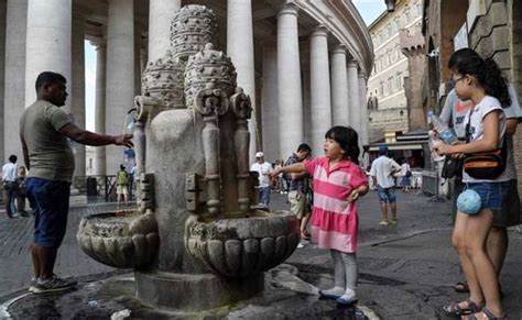 Vatican Switches Off Fountains As Italy Battles Drought