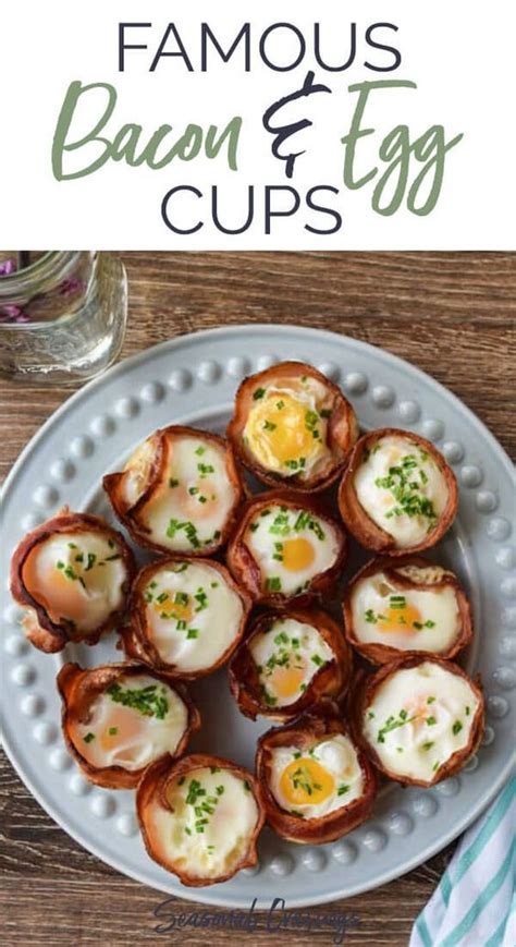 Bacon And Egg Cups Recipe Easy Dessert Healthy Sweet Snacks
