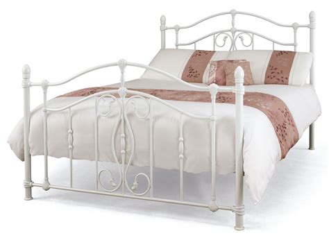 Surround your king, queen, full or twin size bed with a bed frame that accents your room perfectly. Seville White Metal Bed Frame - Sensation Sleep Beds and ...