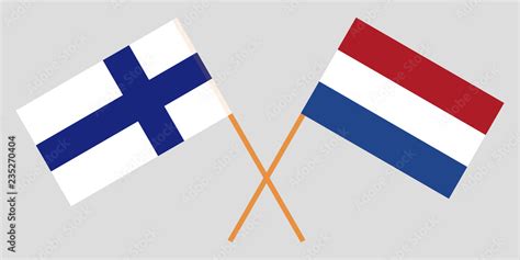netherlands and finland the netherlandish and finnish flags official proportion correct