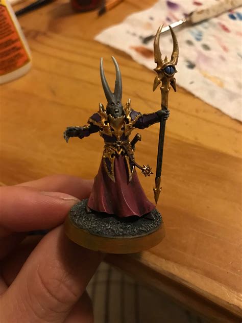 Newly Completed Chaos Sorceror Lord Ageofsigmar