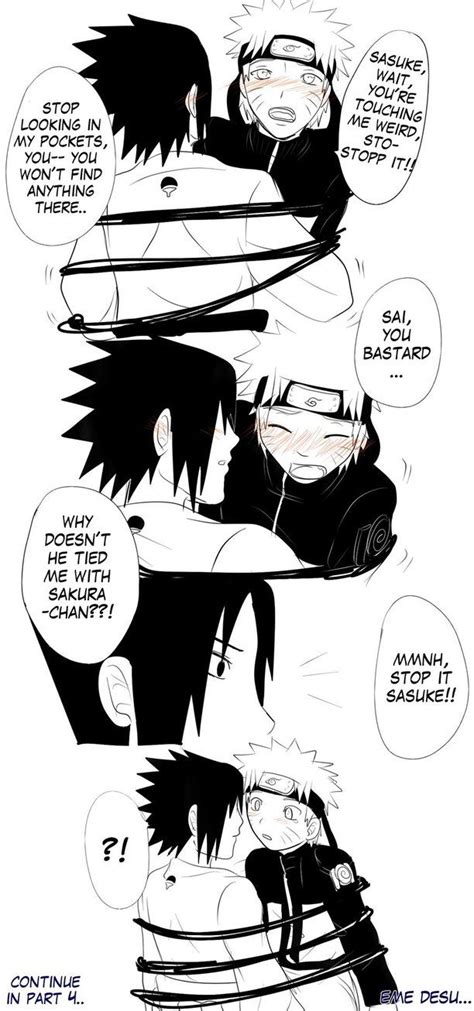 Sasunaru By Force Part Sasunaru Naruto And Sasuke Kiss Narusasu
