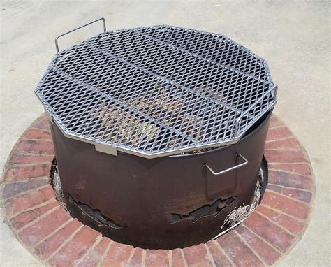 Custom Stainless Steel Fire Pit Grate And Replacement Bbq Etsy