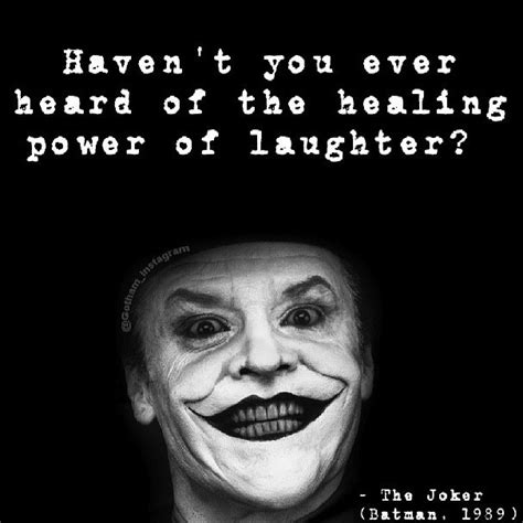 Havent You Ever Heard Of The Healing Power Of Laughter Batman Vs