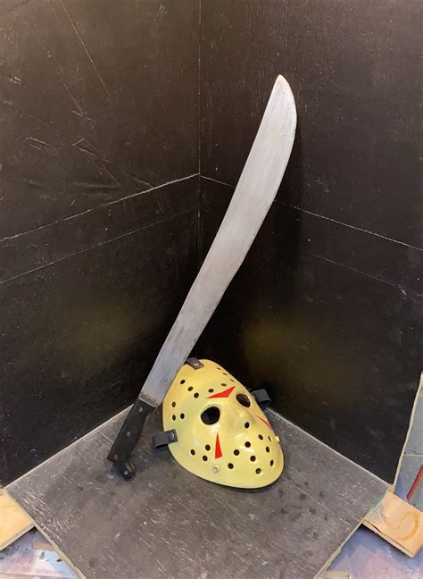 Friday The 13th Part 3 Prop Machete Solid Aluminum Blade Made To Order