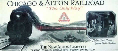 Alton Limited Alton Railroad Art Chicago