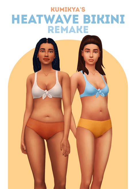Sims 4 Heatwave Bikini The Sims Book