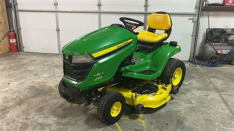 For Sale John Deere X324 48” Lawn Tractor Youtube