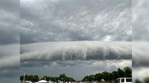 Shelf Cloud Seen In Raleigh Ahead Of Line Of Storms Abc11 Raleigh Durham