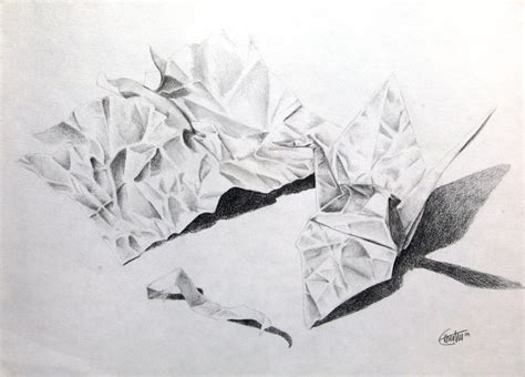 Crumpled Paper Sketch By Elui On Deviantart