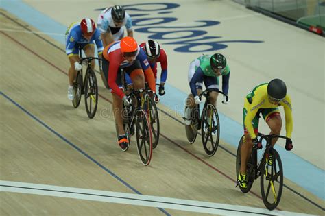 Keirin made its debut at the 2000 summer olympics in sydney as a men's event, after being admitted into the olympics in december 1996. Cyclists In Action During Rio 2016 Olympics Women`s Keirin ...