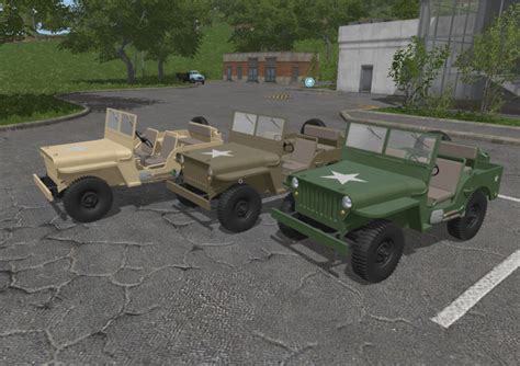 Fs17 Jeep Willys V 11 Cars Mod Für Farming Simulator 17