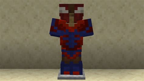 Minecraft Player Uses Armor Trims To Create Spider Man Costume