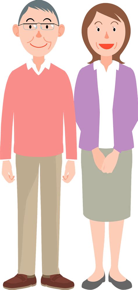 Happy Old Couple Clipart Images Free Download Png Transparent