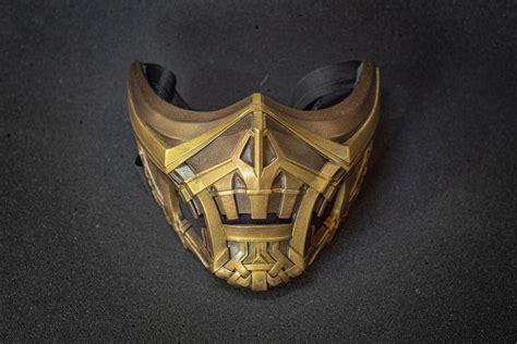 Scorpion Mask From Mortal Kombat 2021 Movie Etsy