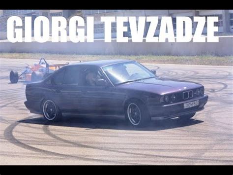 Гиорги Тевзадзе Giorgi Tevzadze BMW M5 E34 DRIFT YouTube