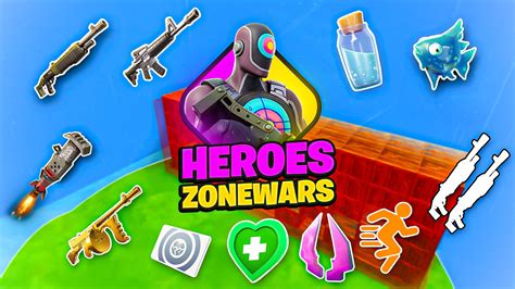 🦸 Heroes Zonewars Rumble⭐ 5364 8523 2493 By Stug Fortnite Creative Map Code Fortnite Gg