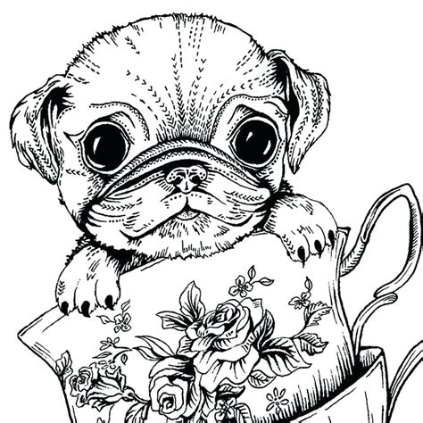 Cute Dog Coloring Pages For Adults Thekidsworksheet