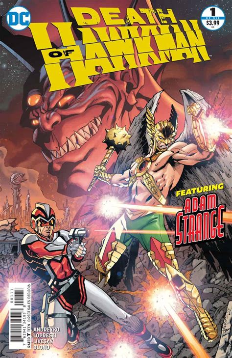 Dc Comics Rebirth Spoilers And Review Death Of Hawkman 1 Reignites Sci