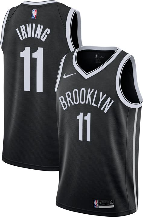 The nets compete in the national basketball association (nba). Nike Men's Brooklyn Nets Kyrie Irving #11 Black Dri-FIT Swingman Jersey | DICK'S Sporting Goods