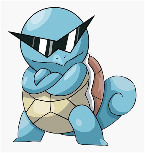 Pokemon Squirtle With Glasses Drawing
