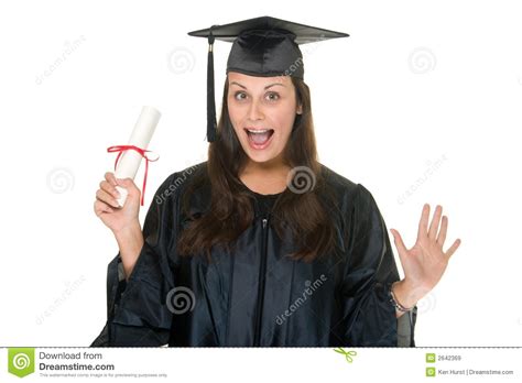 de gediplomeerde van de vrouw met diploma 9 stock afbeelding image of diploma raad 2642369