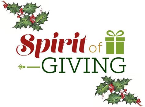 The Spirit Of Giving Christmas Decals Celebration Quotes Holiday